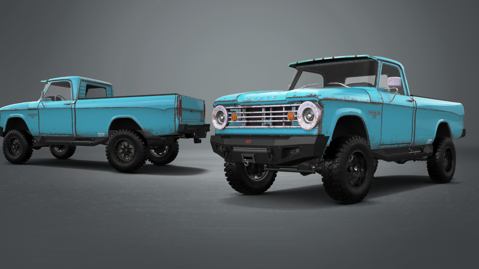 Dodge Power Wagon W200 2 Door pickup truck 1966
