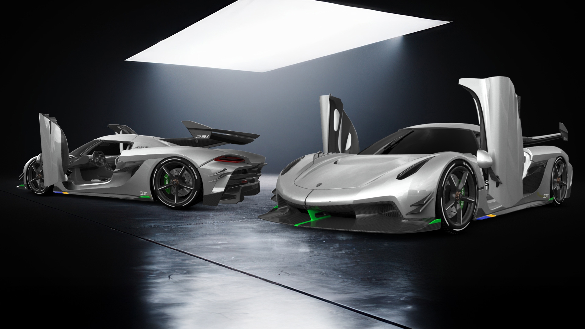 Koenigsegg Jesko 2 door targa top 2020 tuning