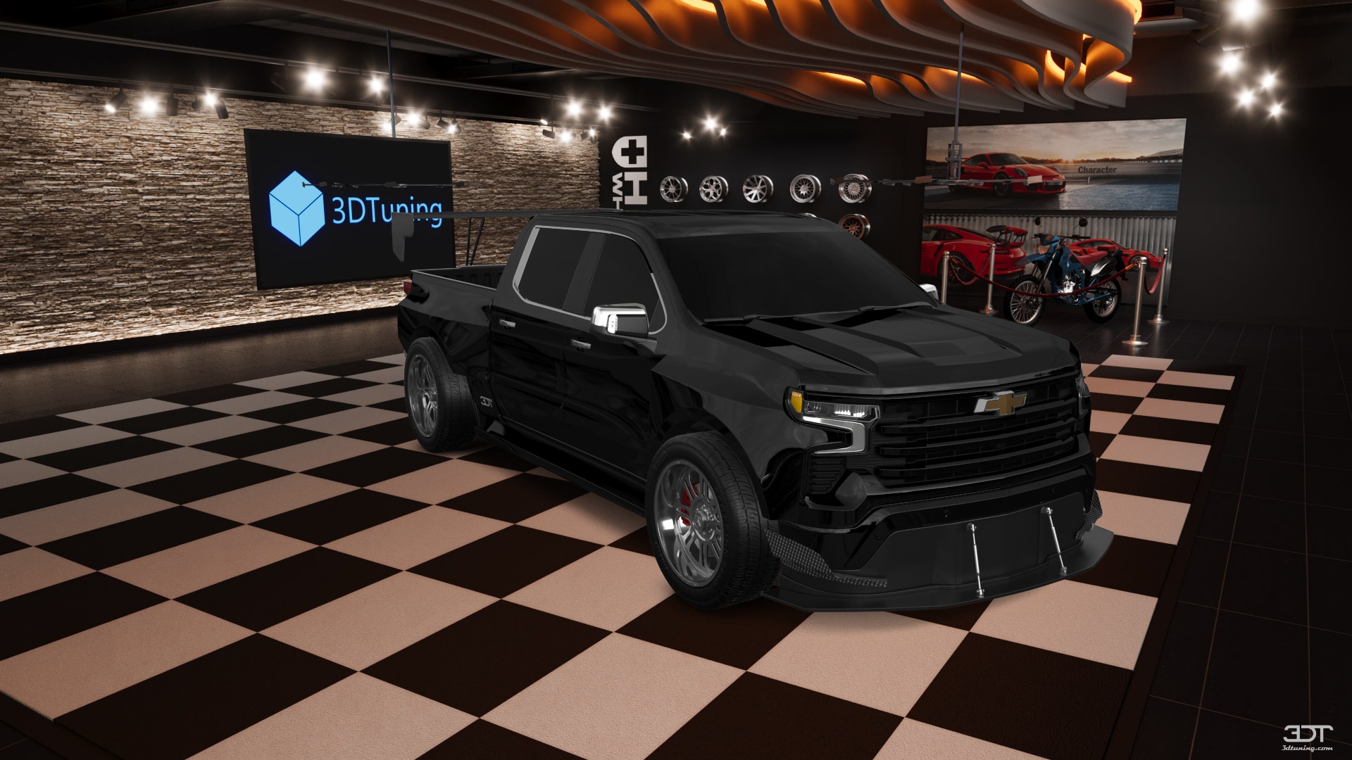 Chevrolet Silverado 1500 Crew Cab 5.8 ft box 4 Door pickup truck 2023 tuning
