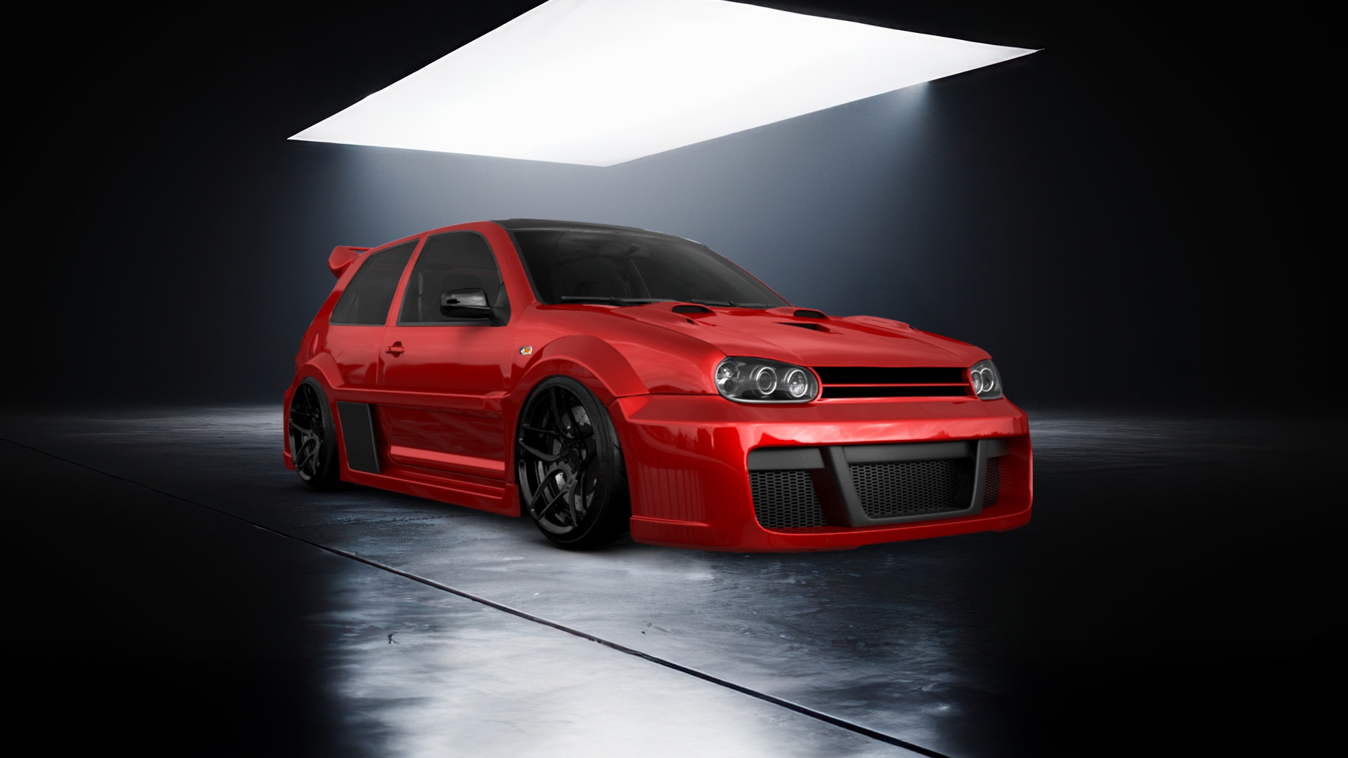 Volkswagen Golf 4 (mk4) 3 Door Hatchback 1997 tuning