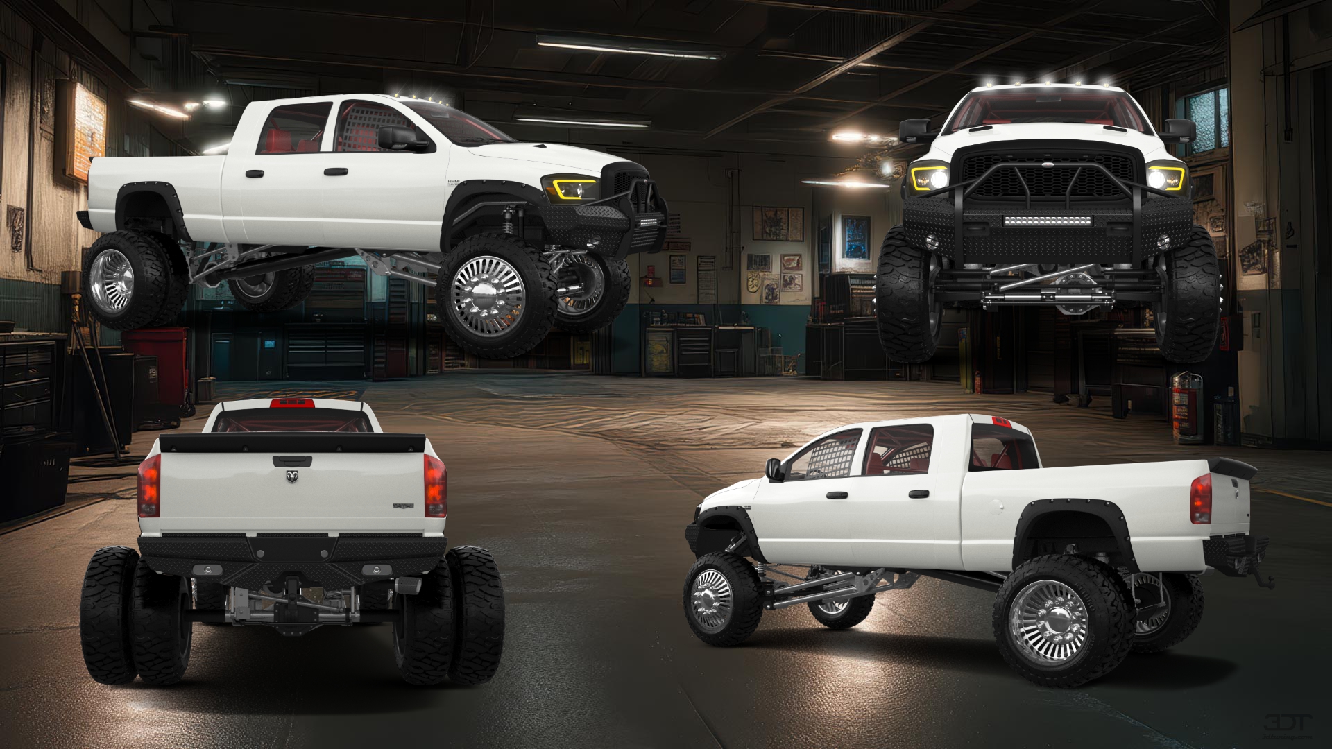 Dodge Ram 3500 Dually 4 Door pickup truck 2007 tuning