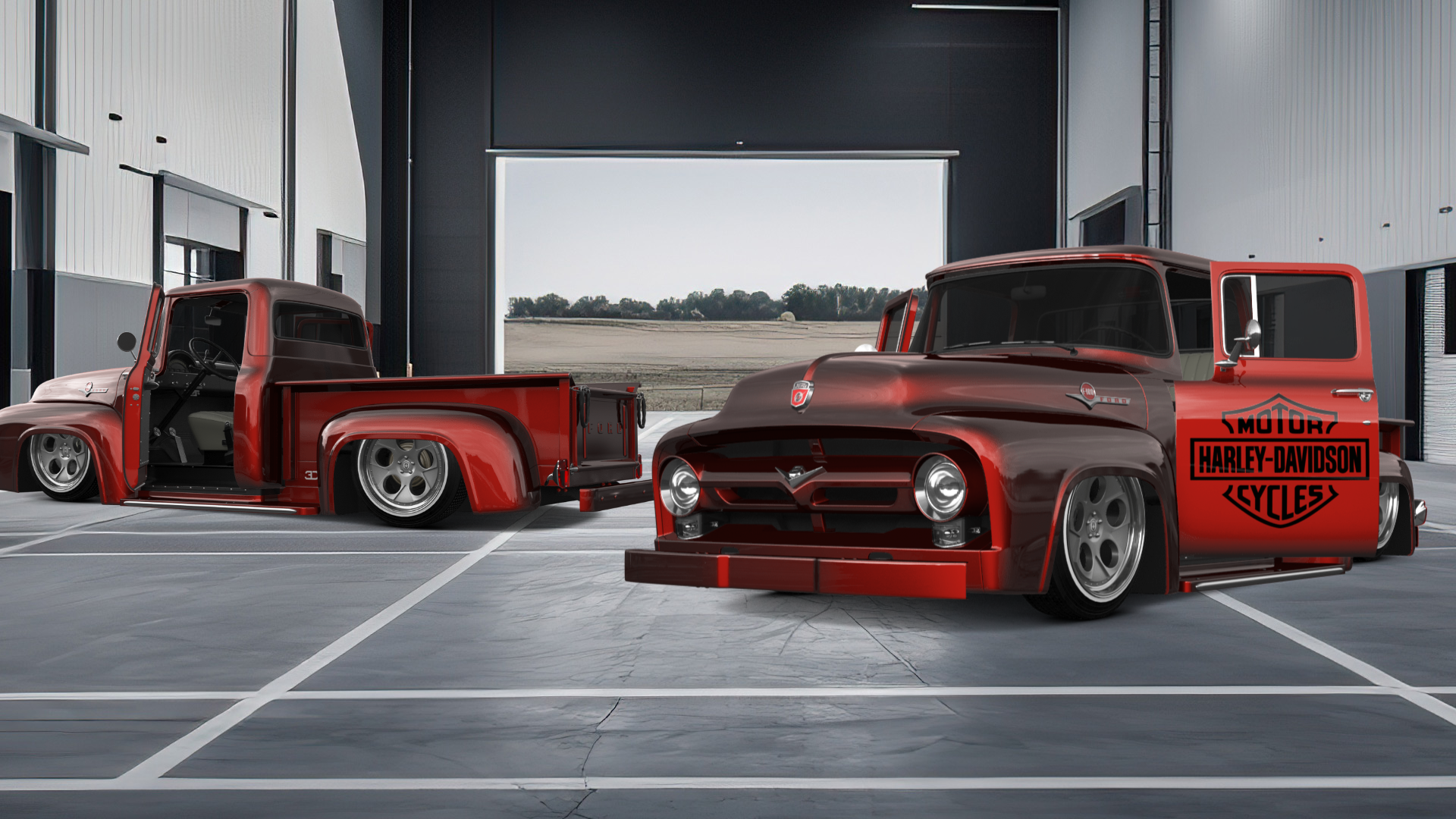 Ford F-100 2 Door truck 1956 tuning