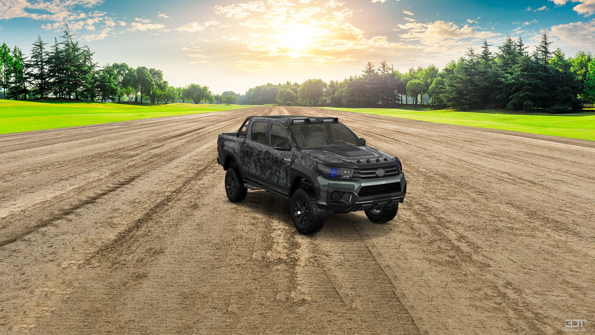 Toyota Hilux Double Cab 4 Door pickup truck 2015 tuning