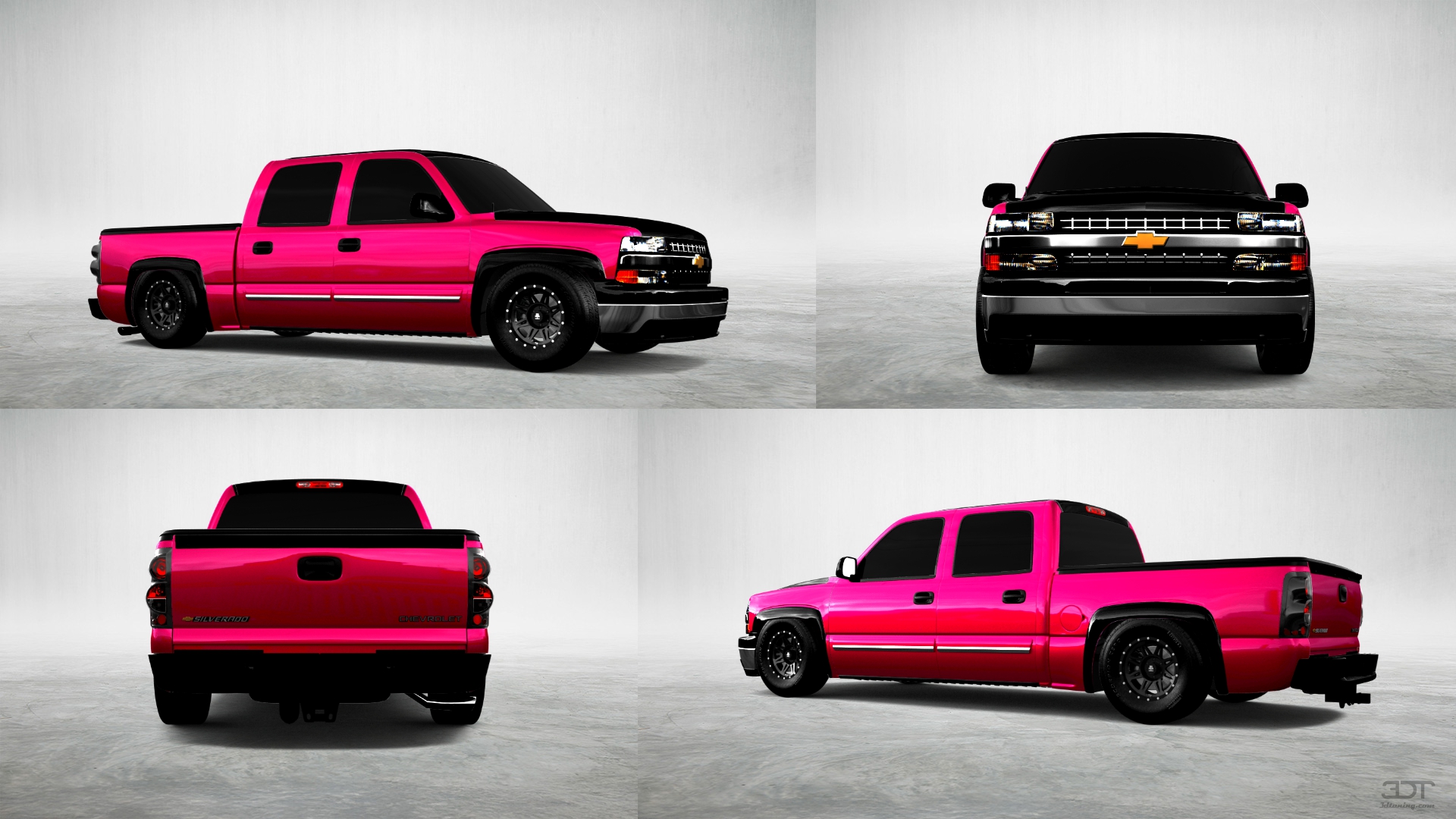 Chevrolet Silverado 1500 Crew Cab 5.8 ft box 4 Door Truck 1999 tuning