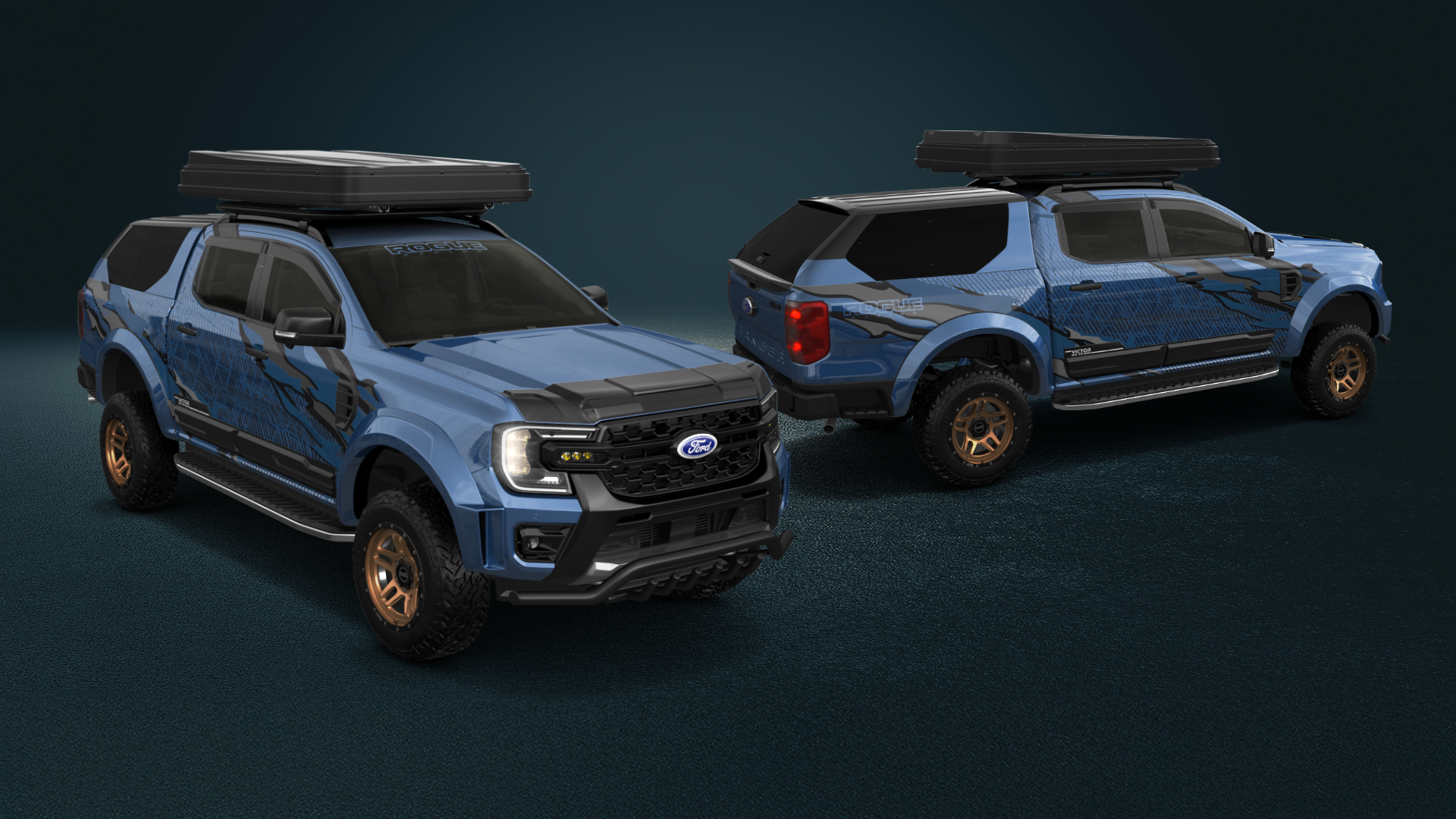 Ford Ranger 4 Door pickup truck 2022 tuning