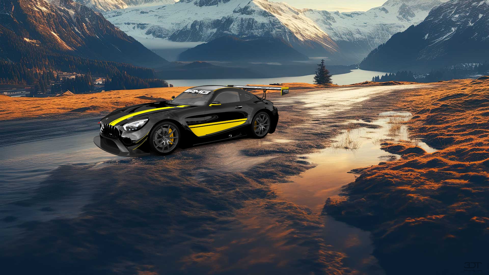 Mercedes AMG GT 2 door fastback coupe 2015 tuning
