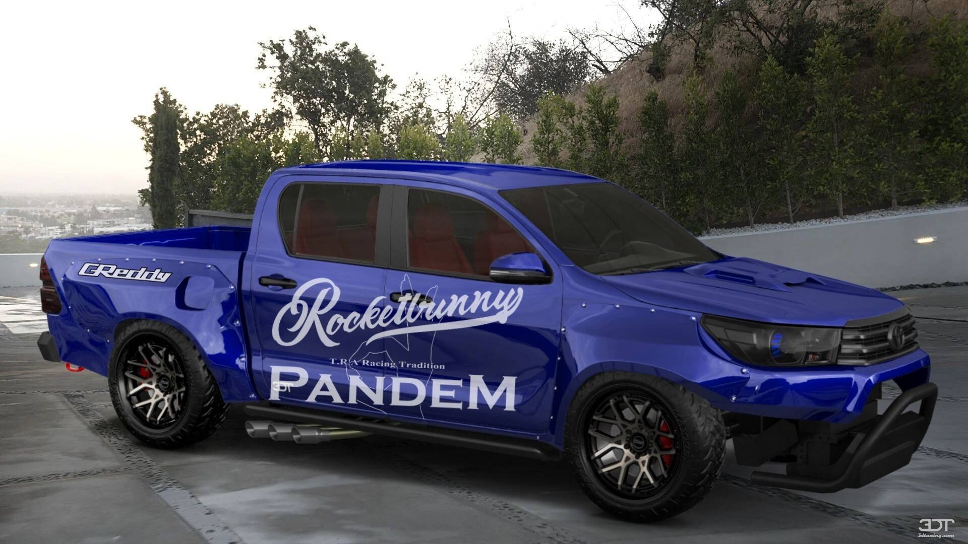 Toyota Hilux Double Cab 4 Door pickup truck 2015 tuning