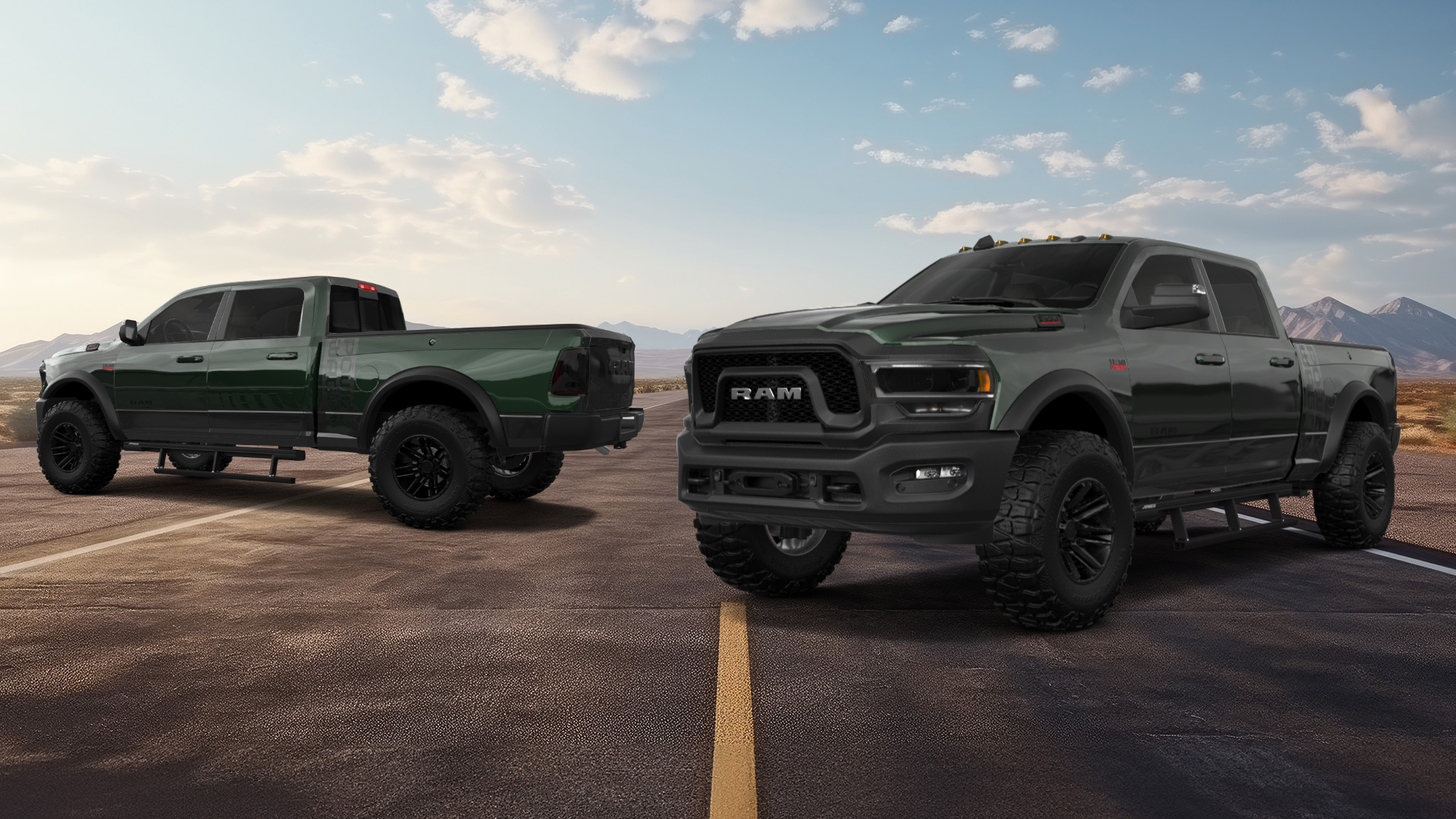 Dodge Ram 2500 4 Door pickup truck 2020 tuning