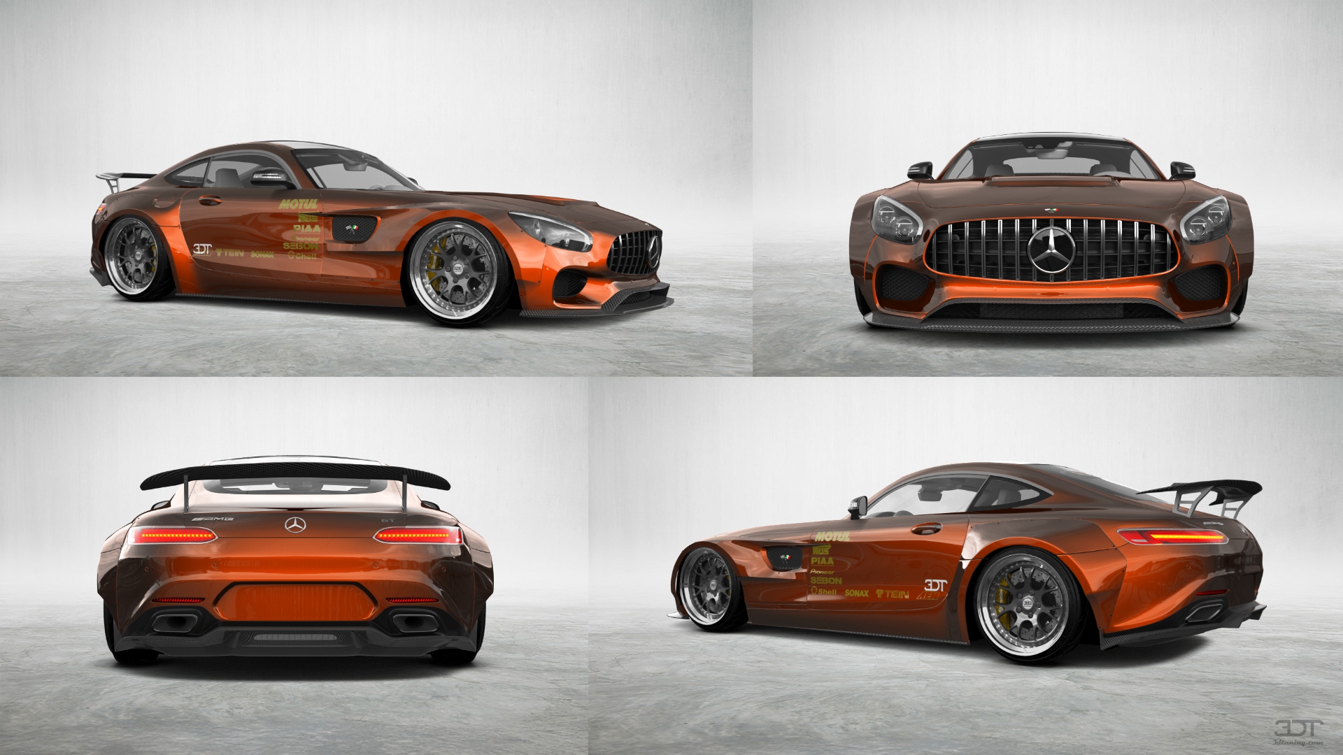 Mercedes AMG GT 2 door fastback coupe 2015 tuning