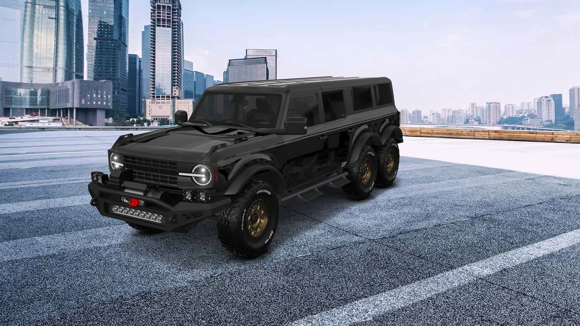 Ford Bronco 6X6 4 Door pickup truck 2021 tuning