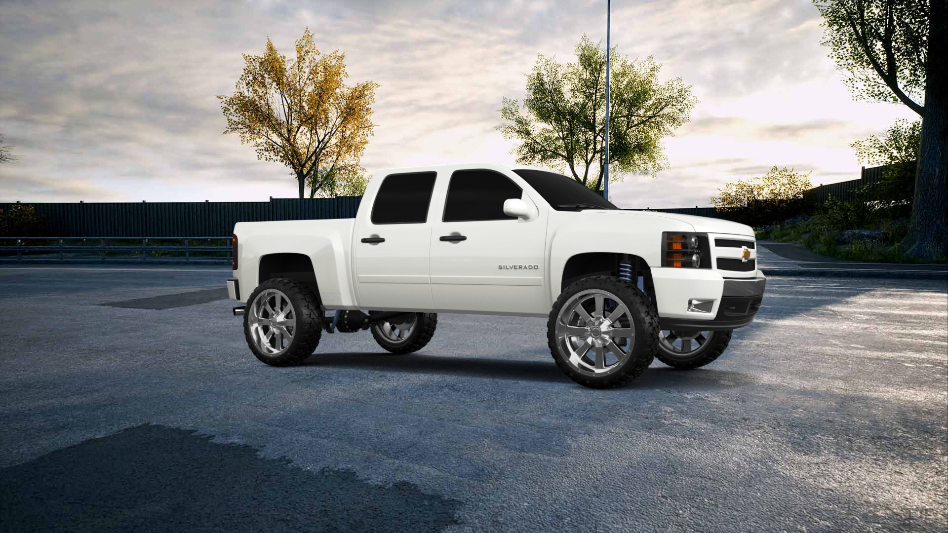 Chevrolet Silverado 1500 Crew Cab 4 Door pickup truck 2007 tuning