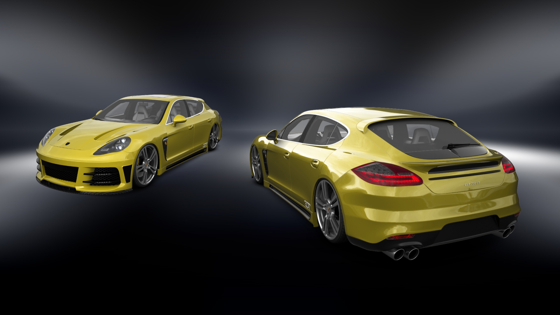 Porsche Panamera 4 door fastback saloon 2011