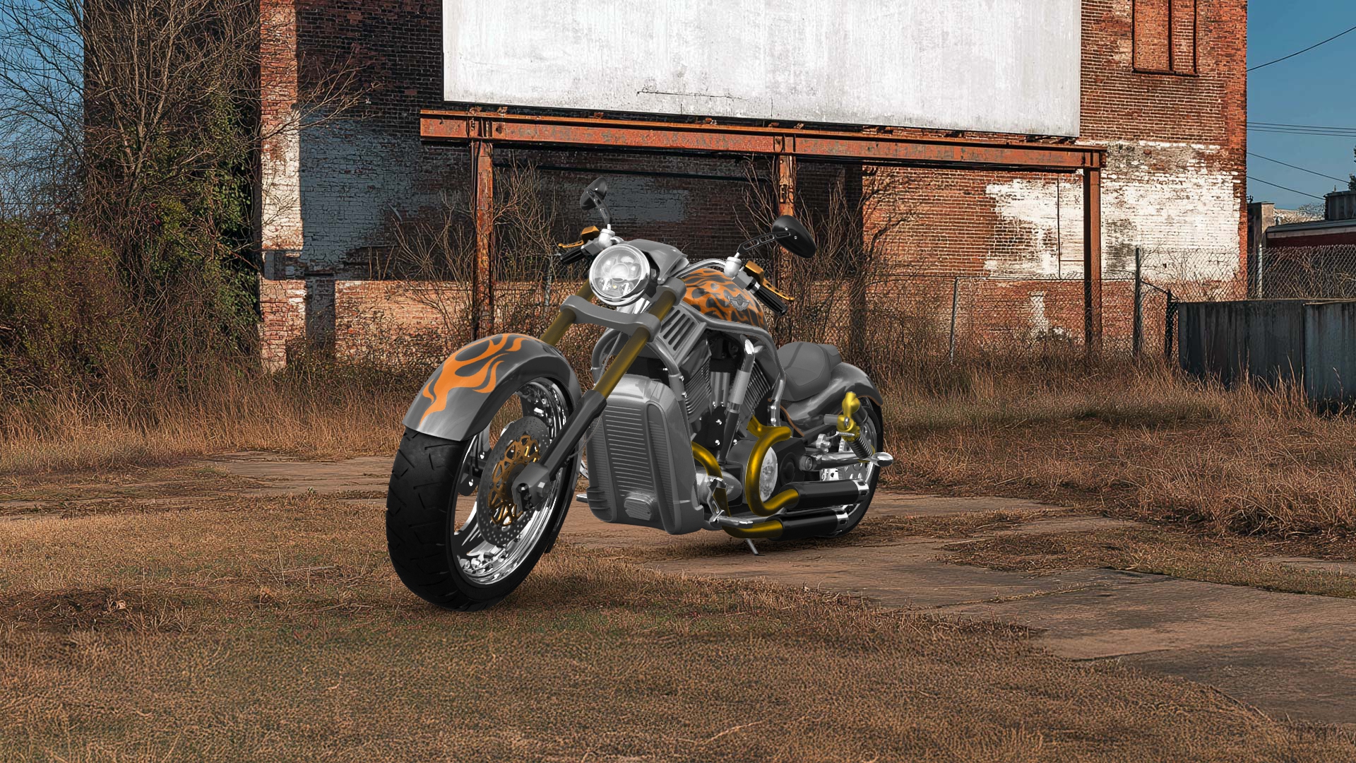 Harley-Davidson Custom Chopper Cruiser 2011 tuning