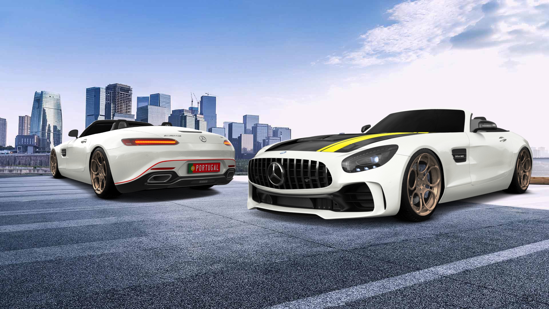 Mercedes AMG GT 2 Door Convertible 2016 tuning