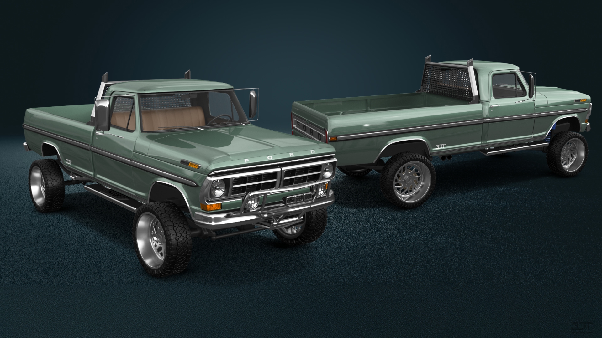Ford F-250 2 Door pickup truck 1971 tuning
