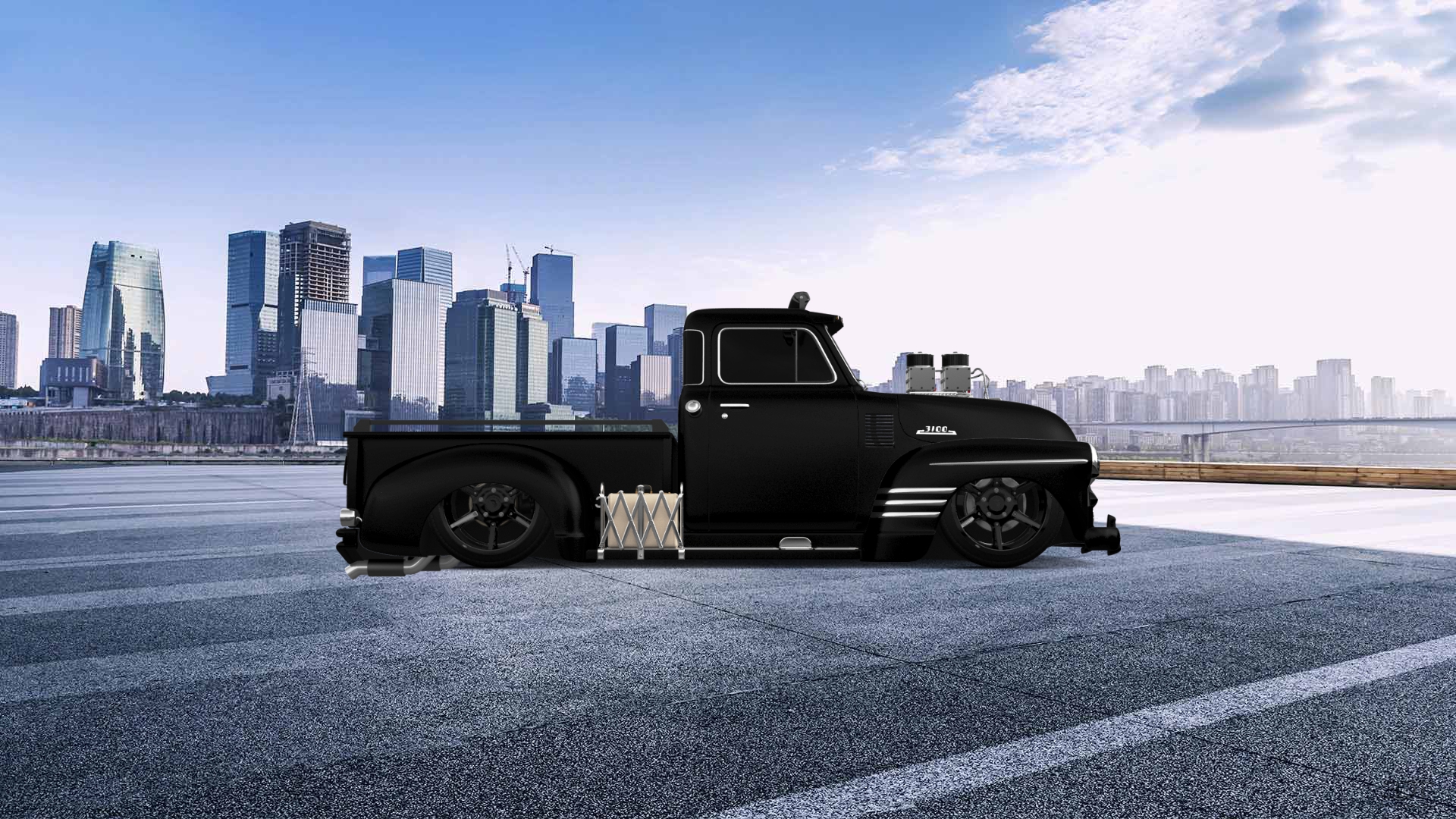 Chevrolet 3100 2 Door pickup truck 1954 tuning