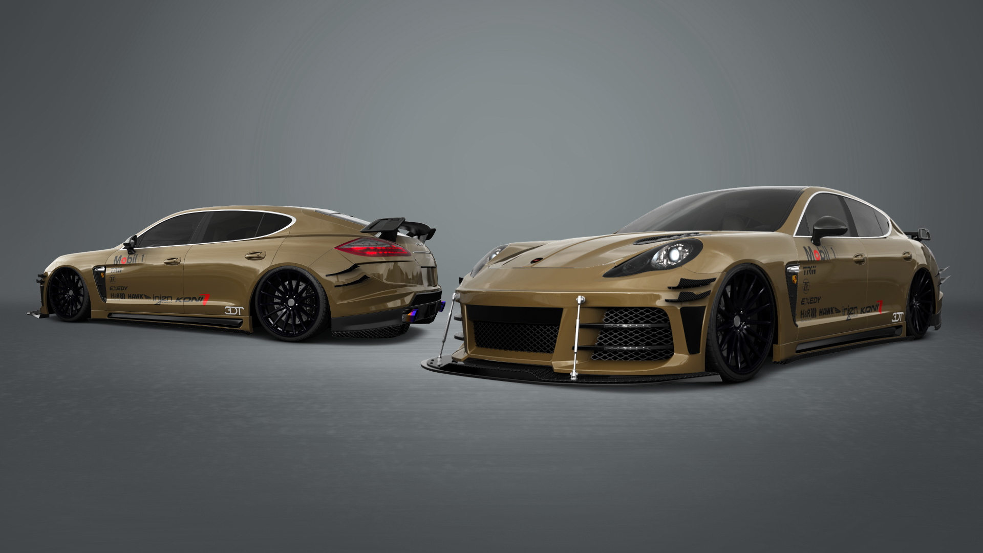 Porsche Panamera 4 door fastback saloon 2011 tuning