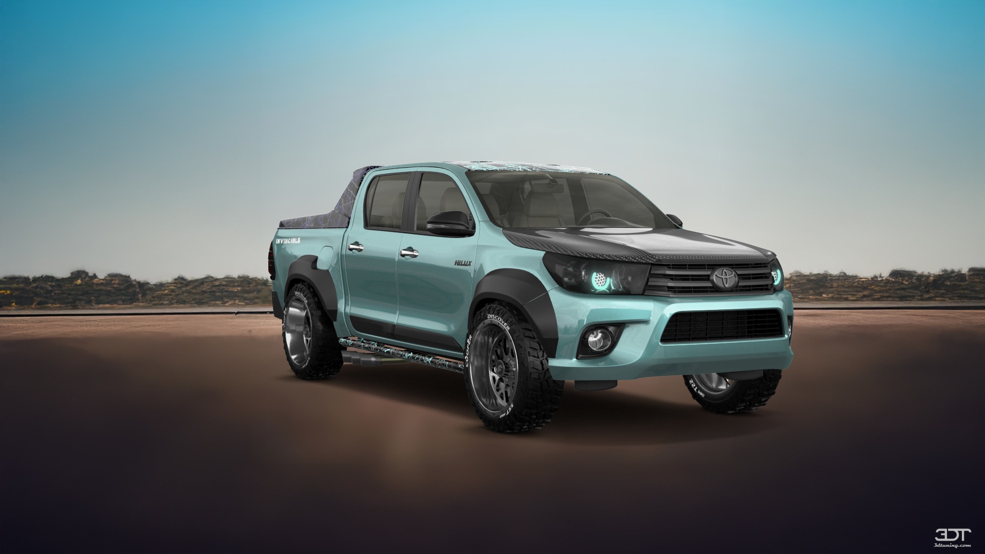 Toyota Hilux Double Cab 4 Door pickup truck 2015 tuning