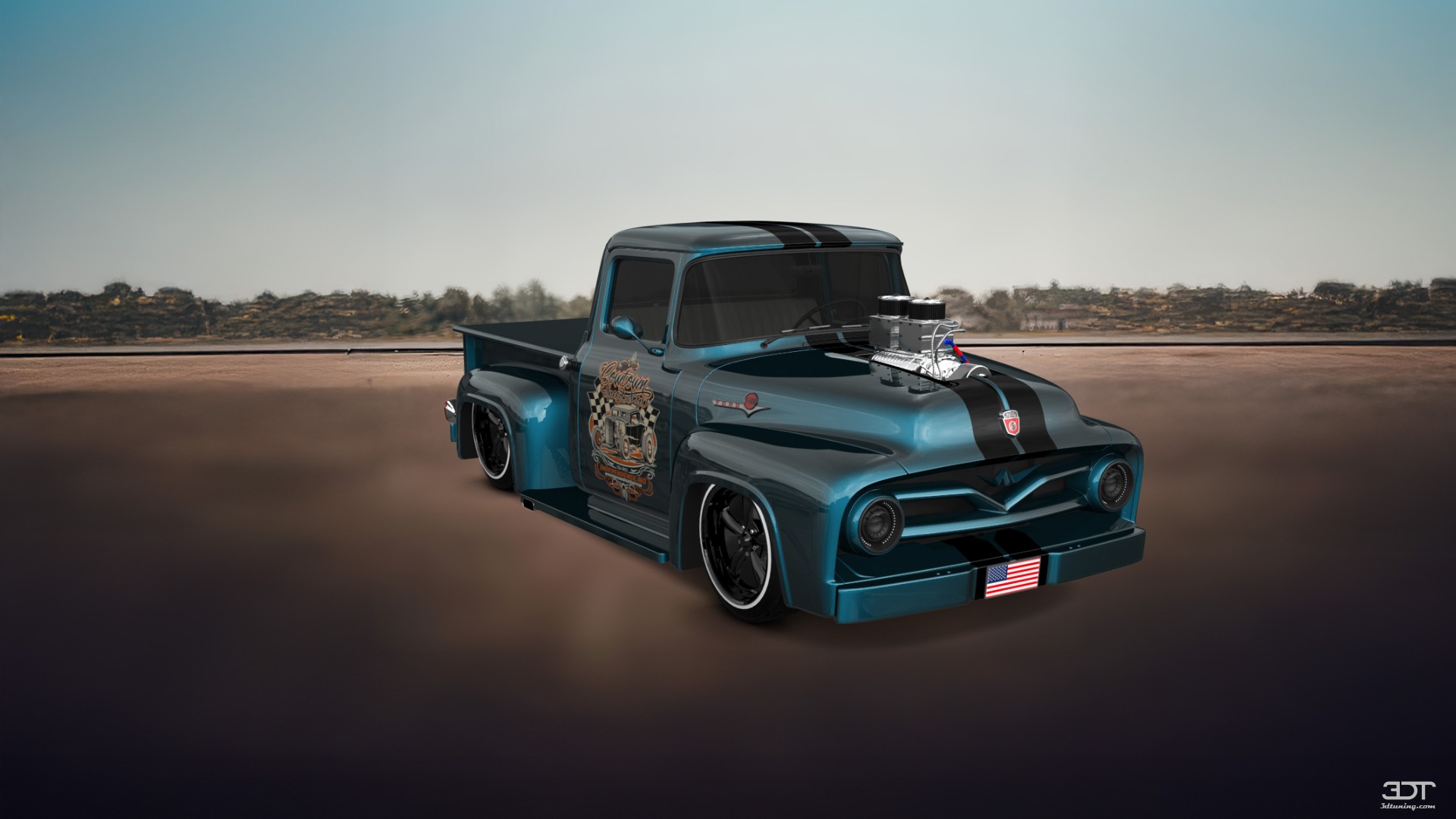 Ford F-100 2 Door truck 1956