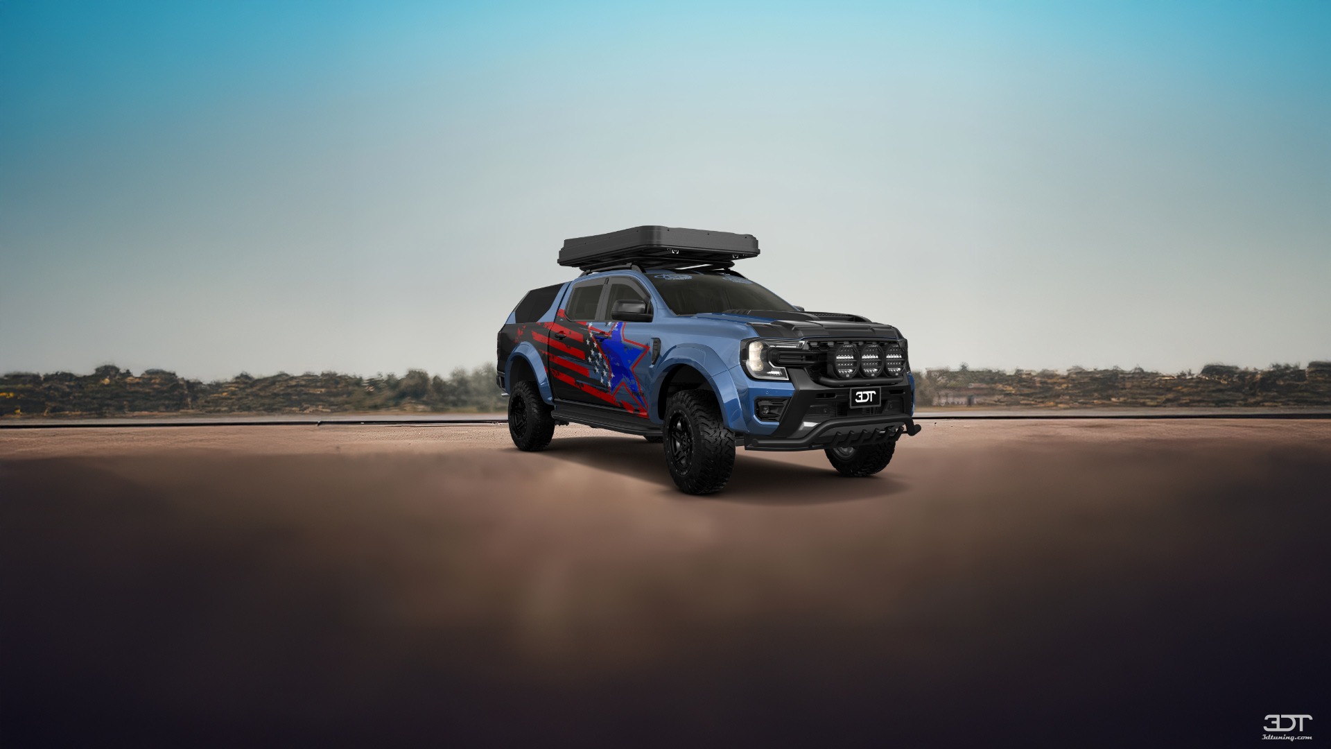Ford Ranger 4 Door pickup truck 2022 tuning