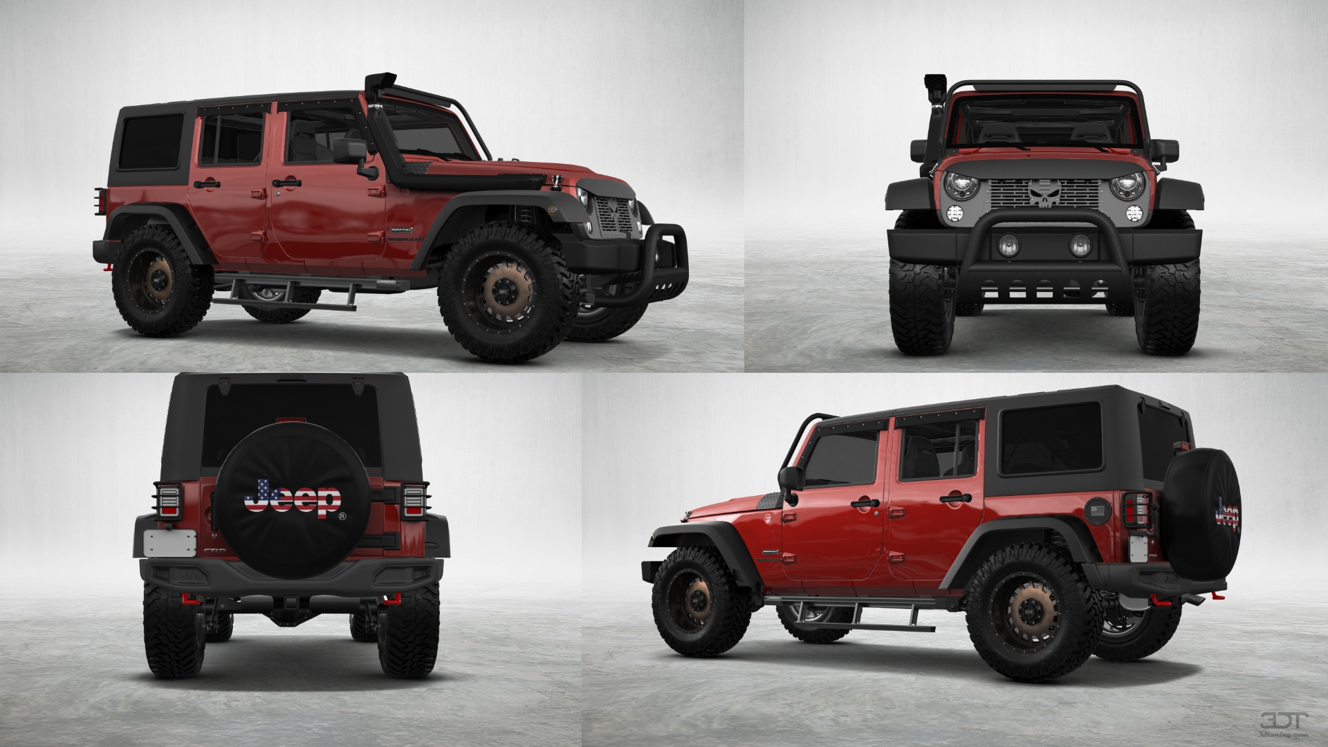 Jeep Wrangler Unlimited JK Rubicon Recon 4 Door SUV 2017 tuning