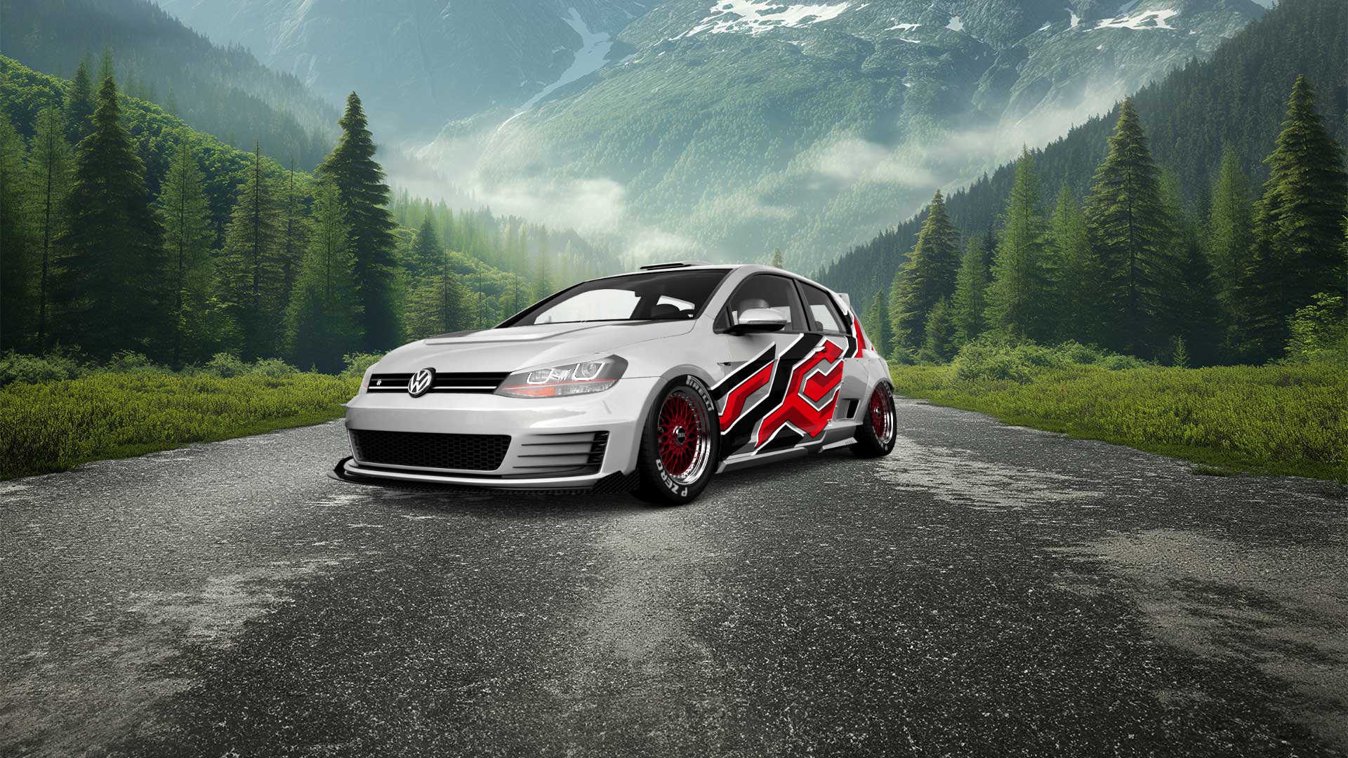 Volkswagen Golf 7 3 Door Hatchback 2013 tuning