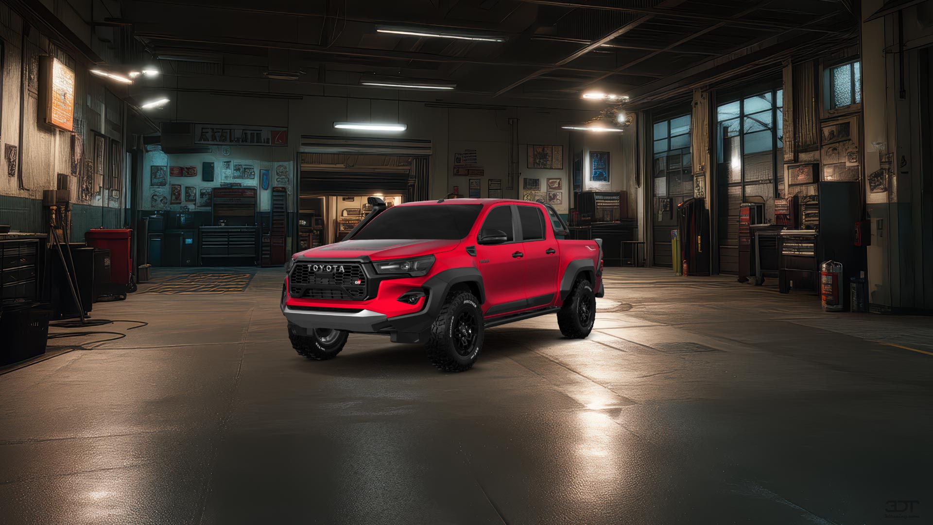 Toyota Hilux Double Cab 4 Door pickup truck 2015 tuning