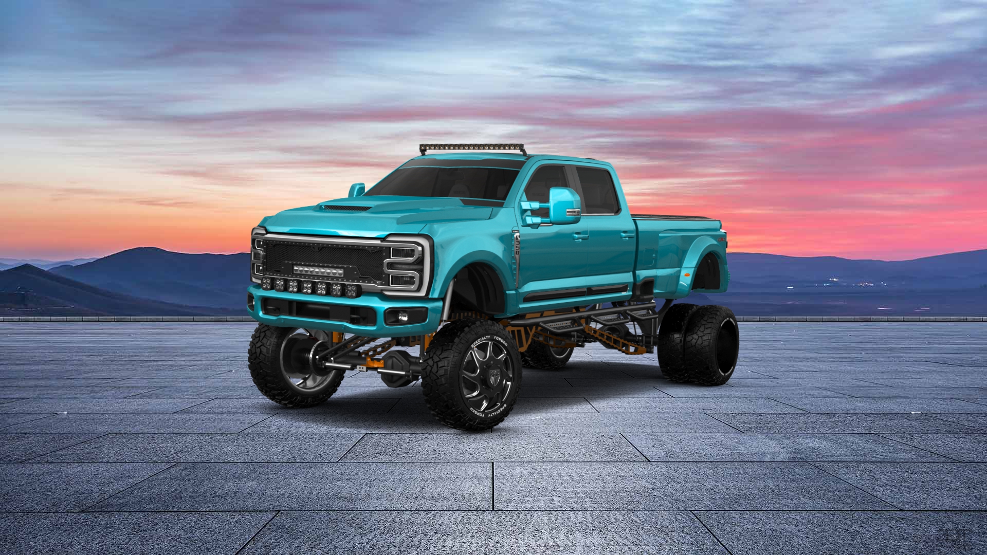 Ford F-350 DRW Crew Cab 4 Door pickup truck 2023 tuning