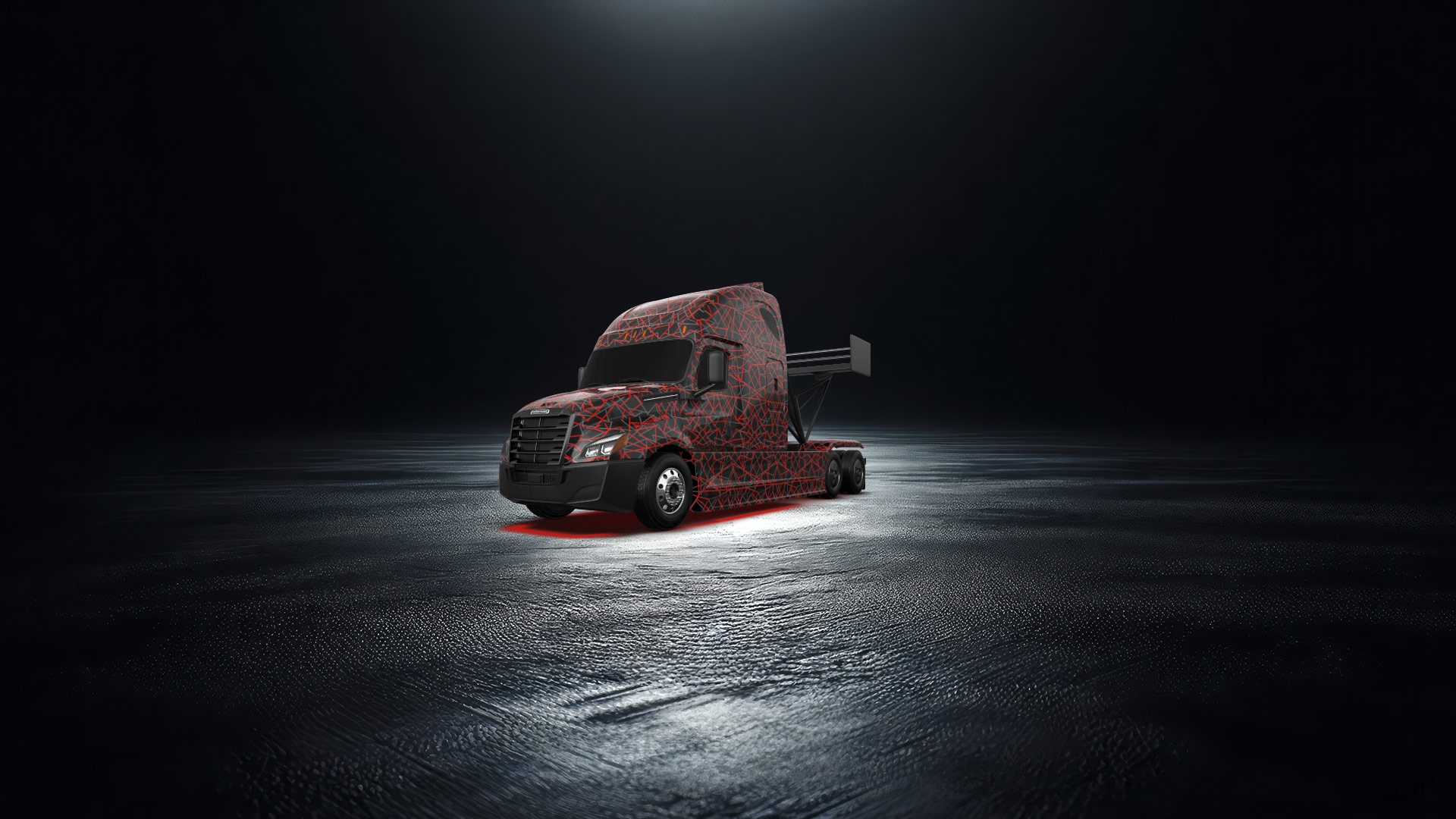Freightliner Cascadia Sleeper Cab Truck 2018 tuning