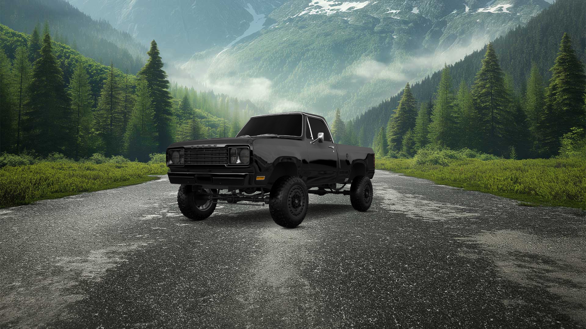 Dodge Power Wagon W200 2 Door pickup truck 1977