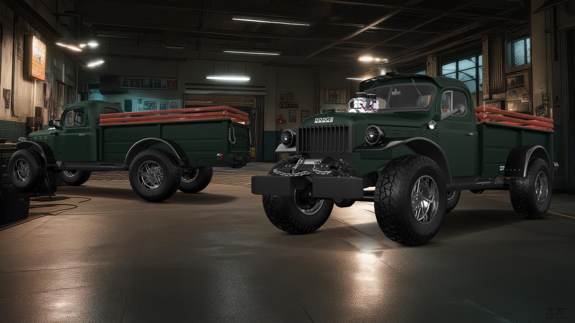 Dodge Power Wagon 2 Door pickup truck 1947 tuning