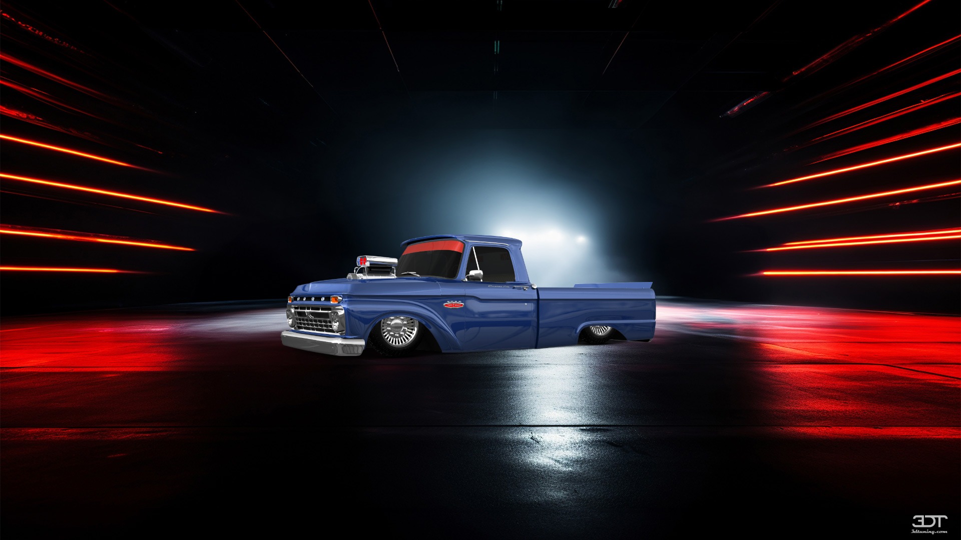 Ford F-100 Custom Cab 2 Door pickup truck 1966 tuning