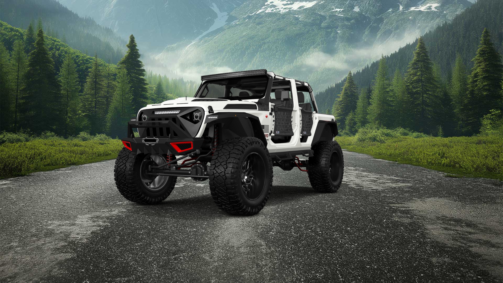 Jeep Wrangler Rubicon JL 4 Door SUV 2017 tuning