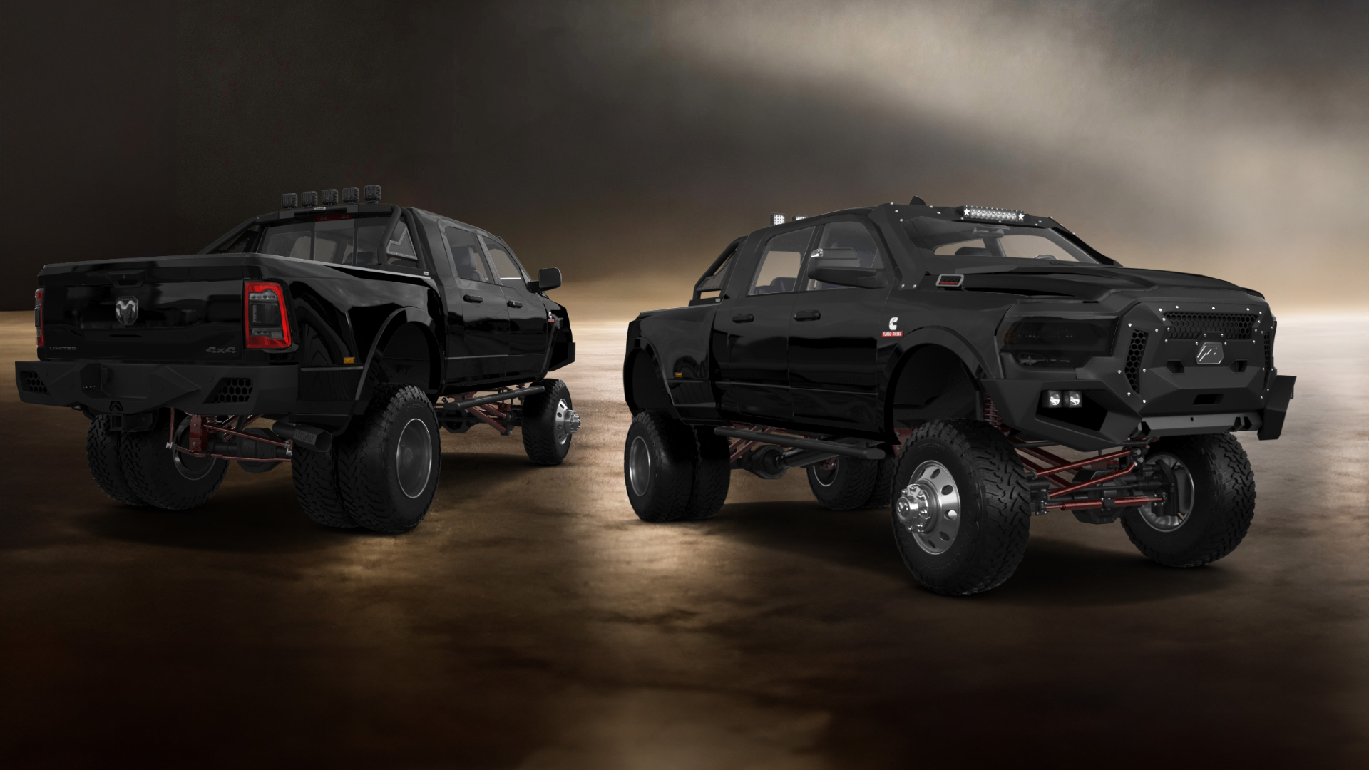 Dodge Ram 3500 4 Door pickup truck 2020 tuning