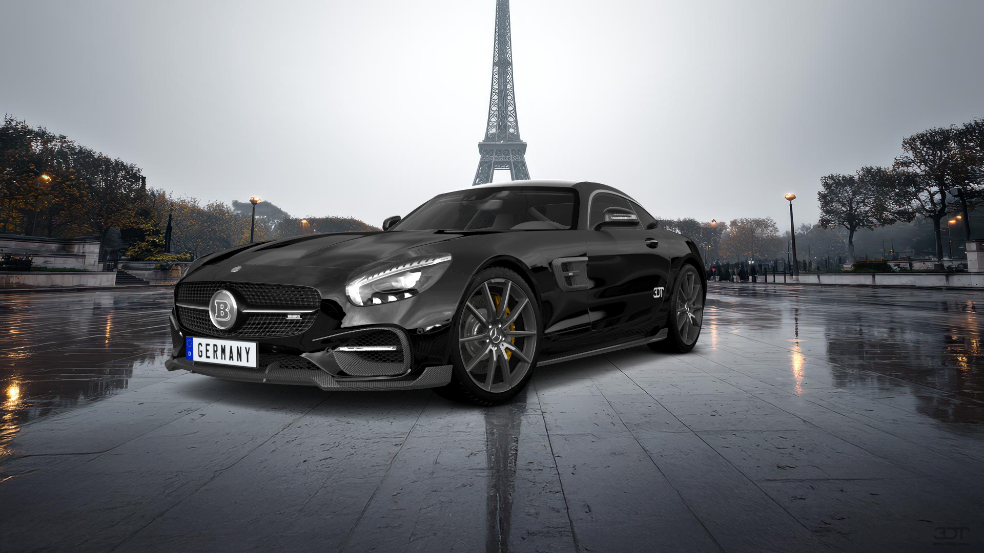 Mercedes AMG GT 2 door fastback coupe 2015 tuning