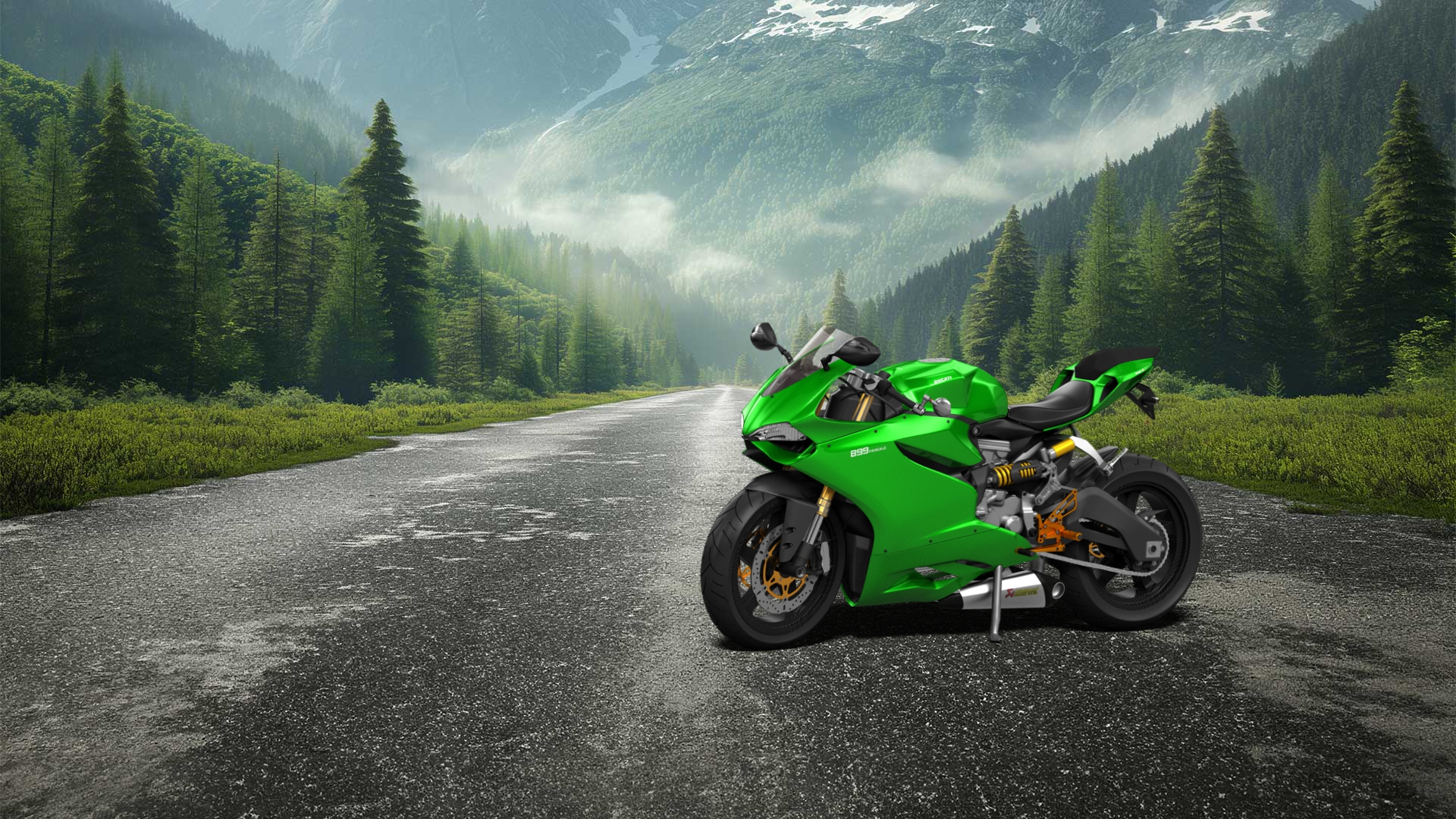 Ducati 899 Panigale Sport Bike 2015 tuning