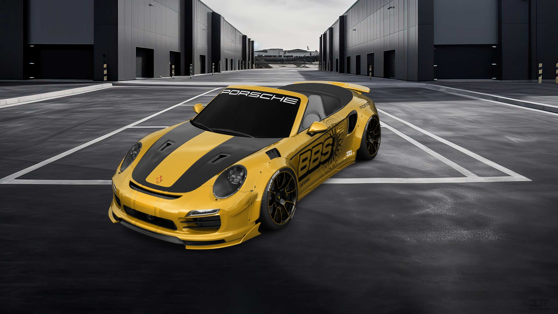 Porsche 911 Turbo S Challenge 2 Door Convertible 4014