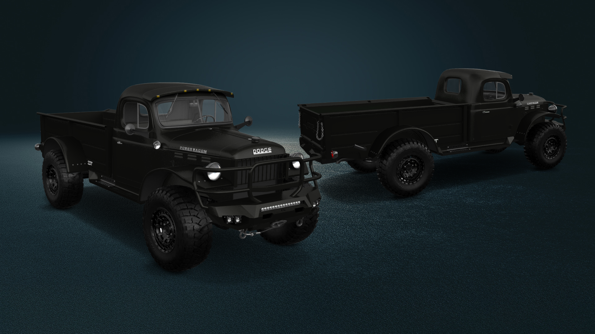 Dodge Power Wagon 2 Door pickup truck 1947