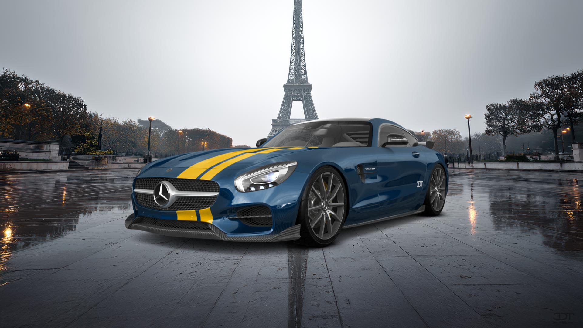 Mercedes AMG GT 2 door fastback coupe 2015 tuning