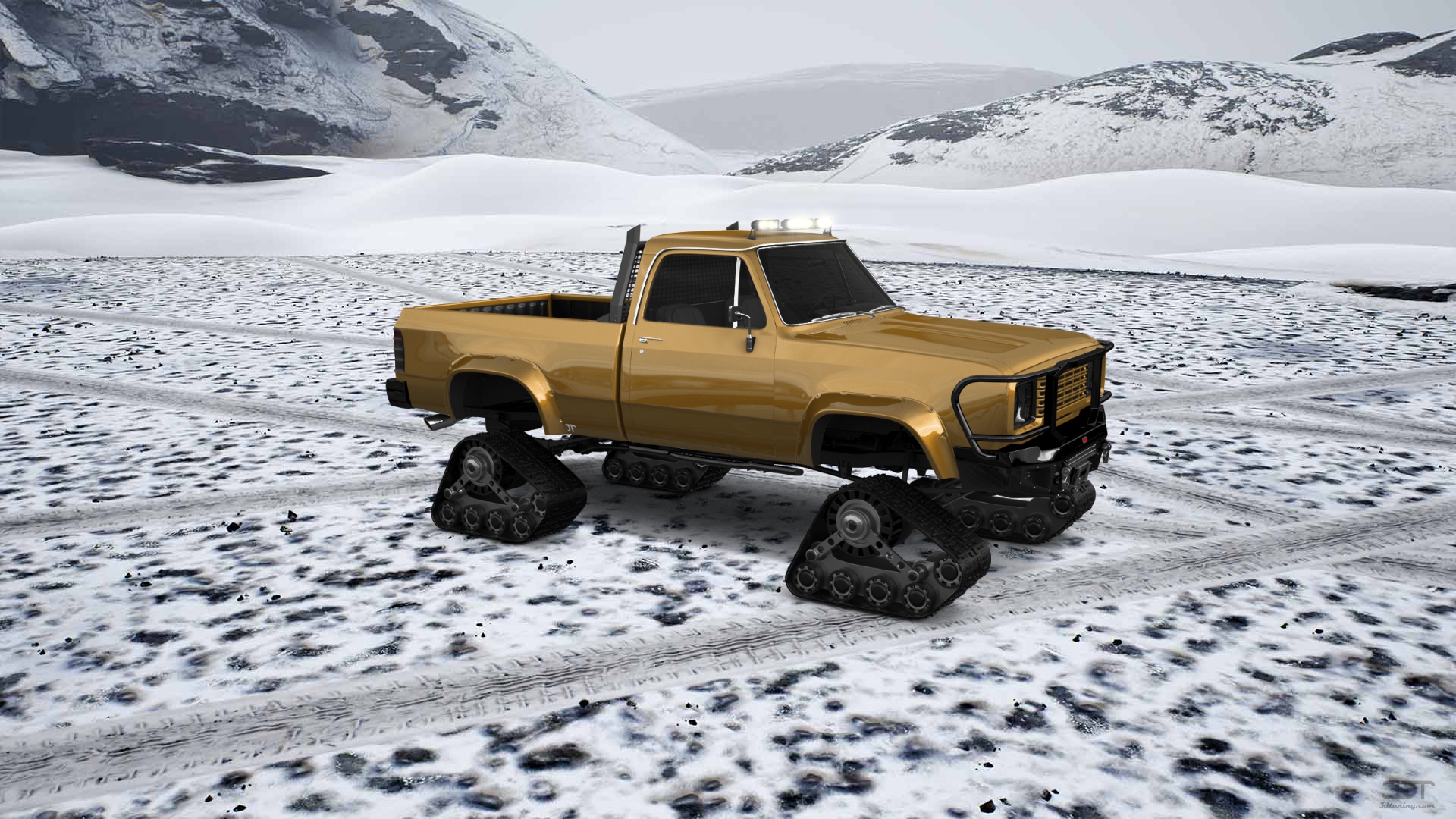 Dodge Power Wagon W200 2 Door pickup truck 1977 tuning