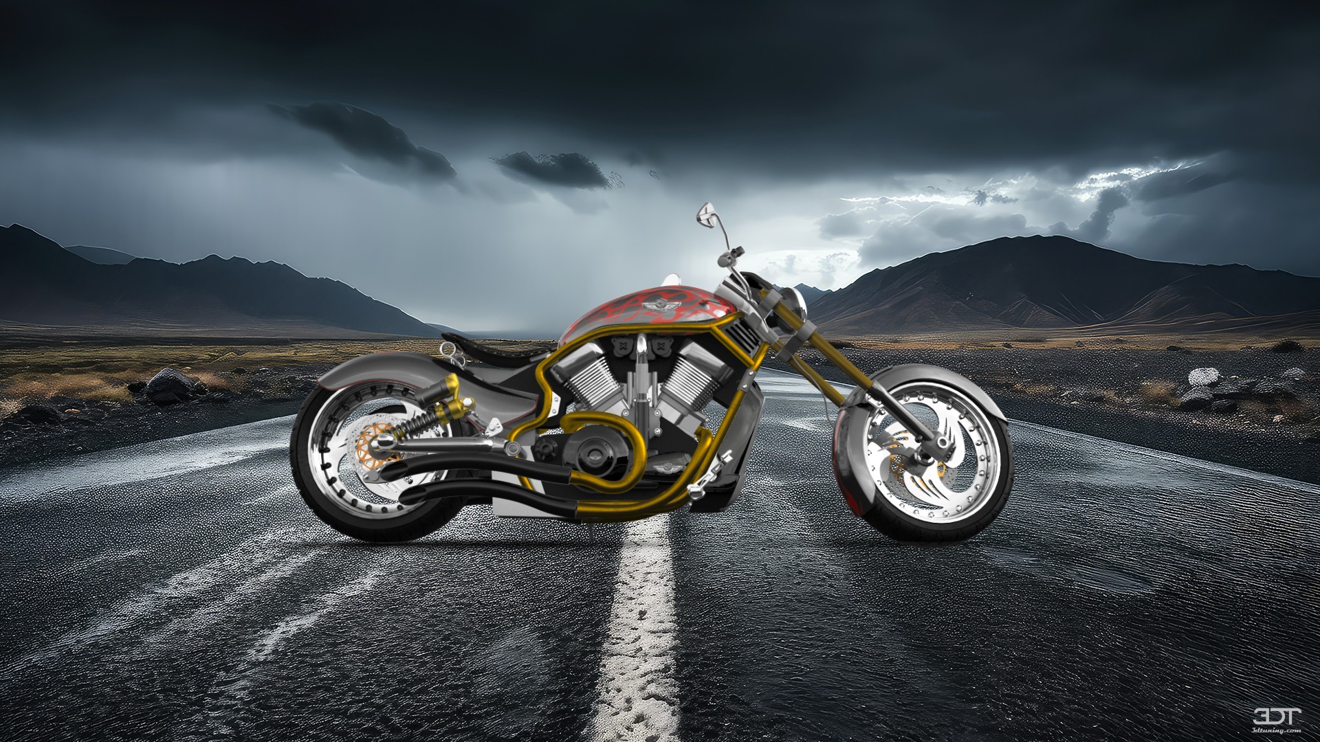 Harley-Davidson Custom Chopper Cruiser 2011 tuning