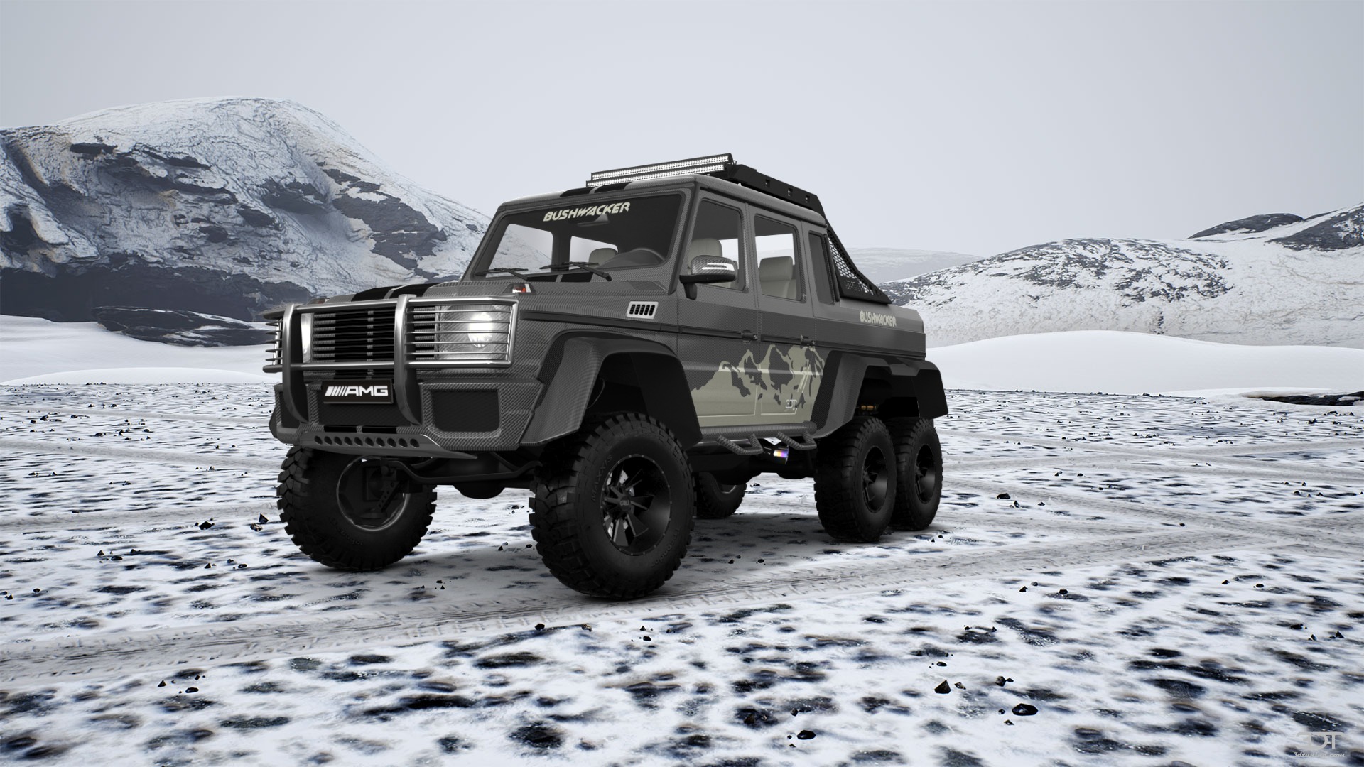 Mercedes G 63 AMG 6x6 4 Door pickup truck 2013