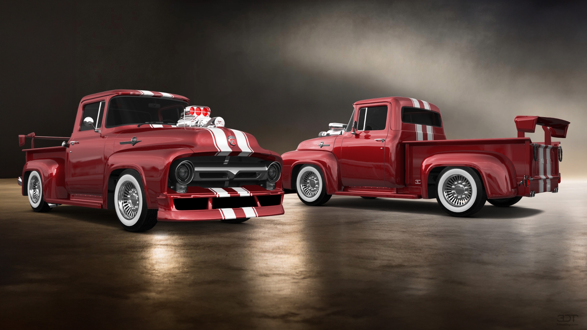 Ford F-100 2 Door truck 1956 tuning