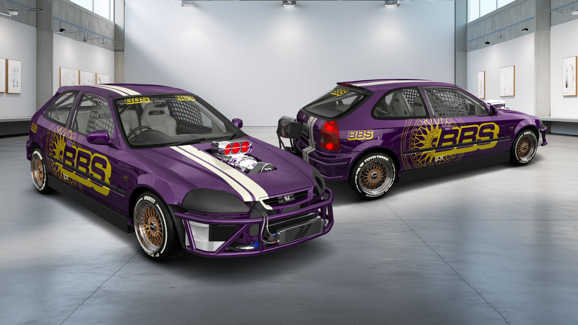 Tuning Honda Civic 3 Door Hatchback 1997