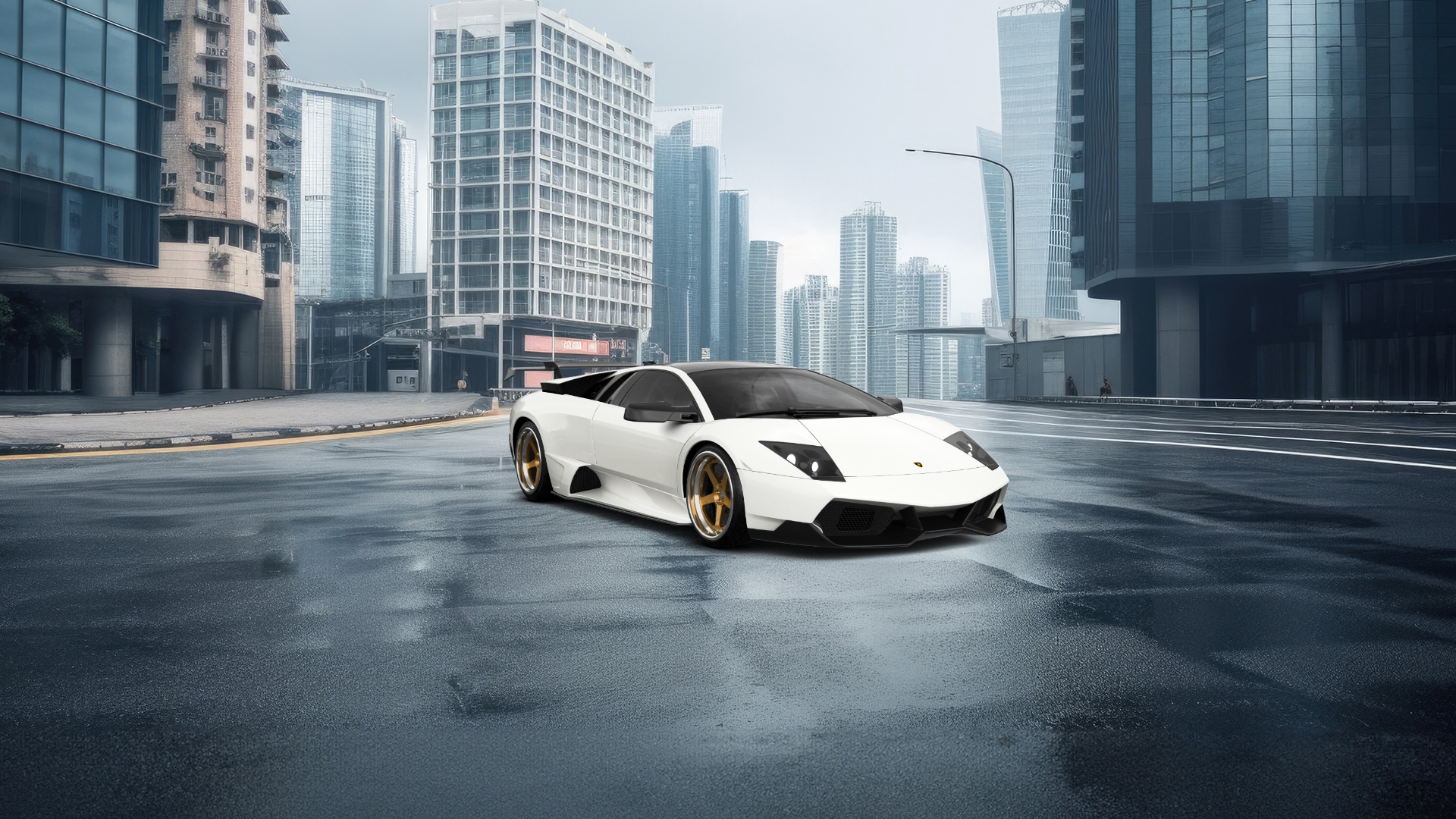 Lamborghini Murcielago 2 Door Coupe 2001 tuning