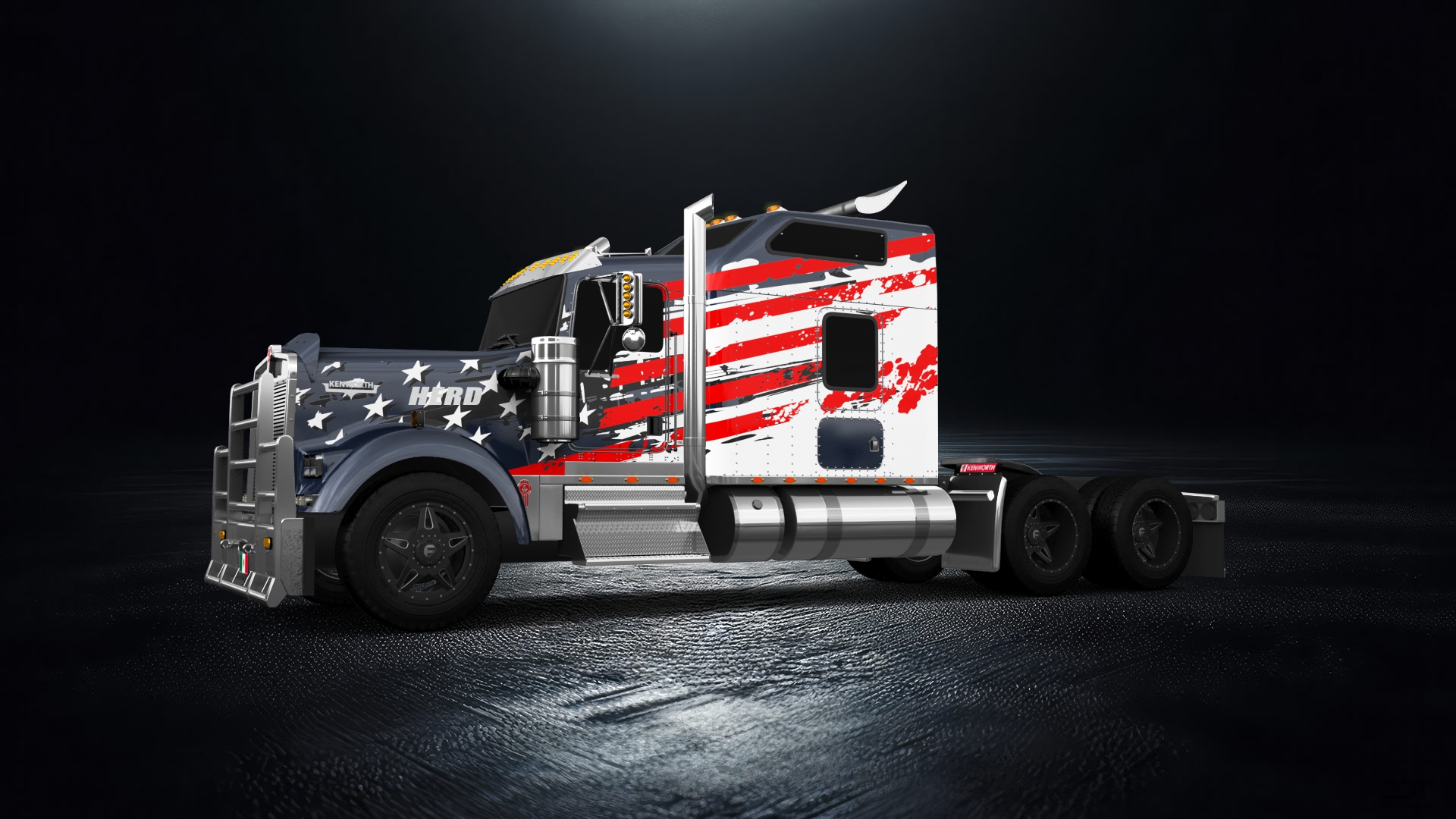 Kenworth W900 Sleeper Cab Truck 2015