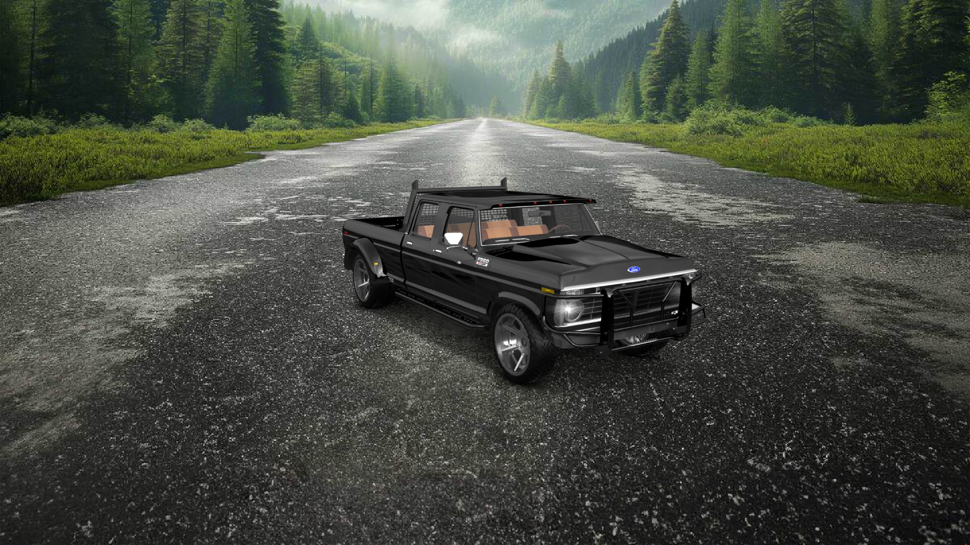 Ford F-350 Dually 4 Door pickup truck 1973