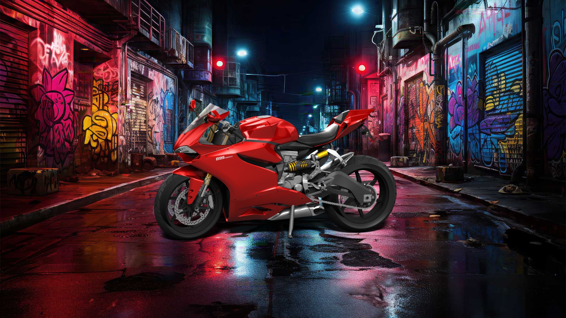 Ducati 899 Panigale Sport Bike 2015 tuning