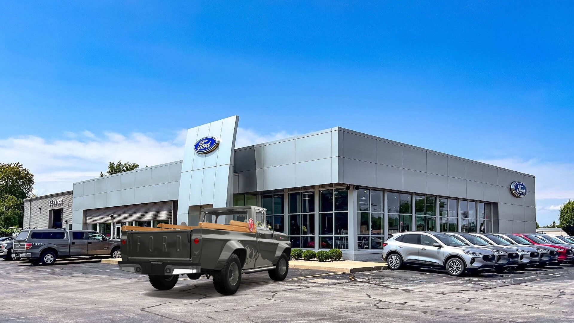 Ford F-100 2 Door pickup truck 1960 Images