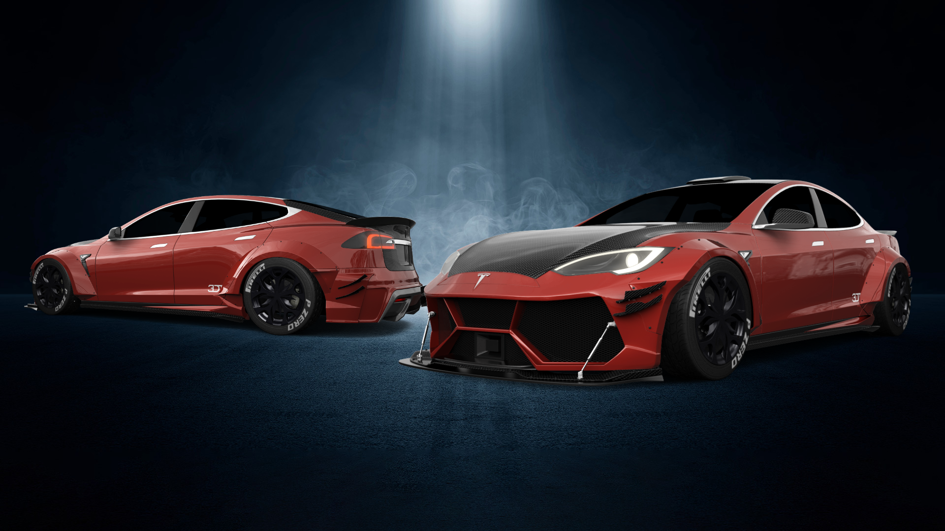 Tesla Model S 5 Door Liftback 2013 tuning